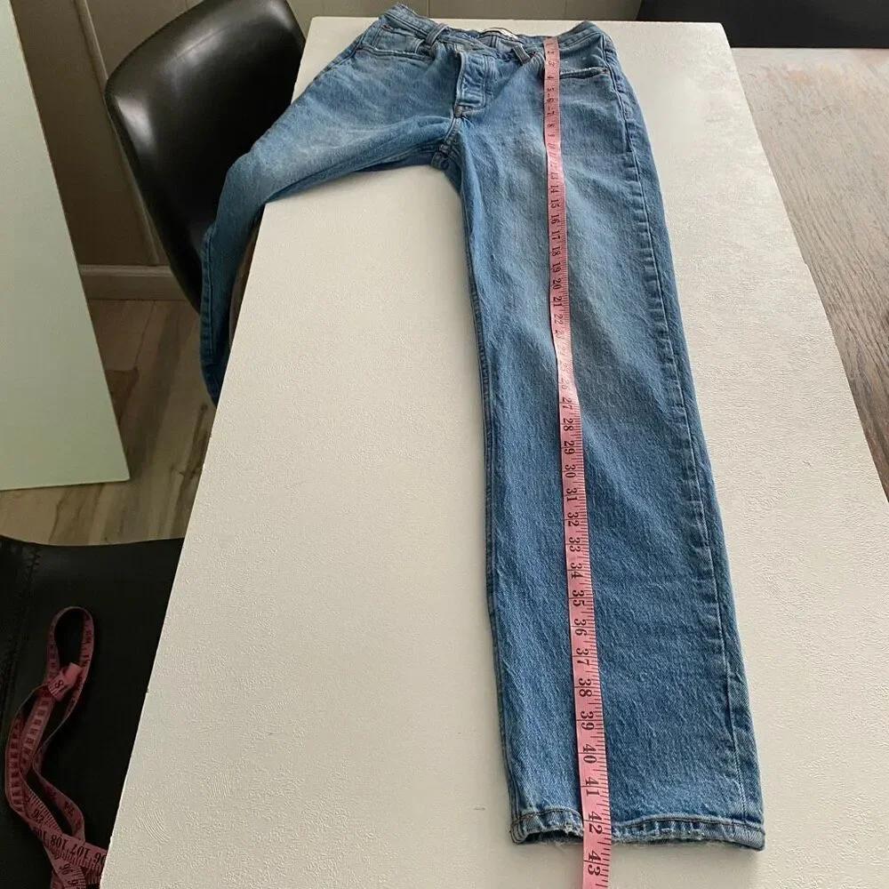 Abercrombie & Fitch 90s High Rise Straight Leg Jeans Size 26